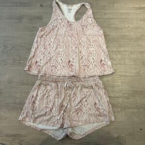 Avalanche pajama set size XL pink cheetah color Sleepwear